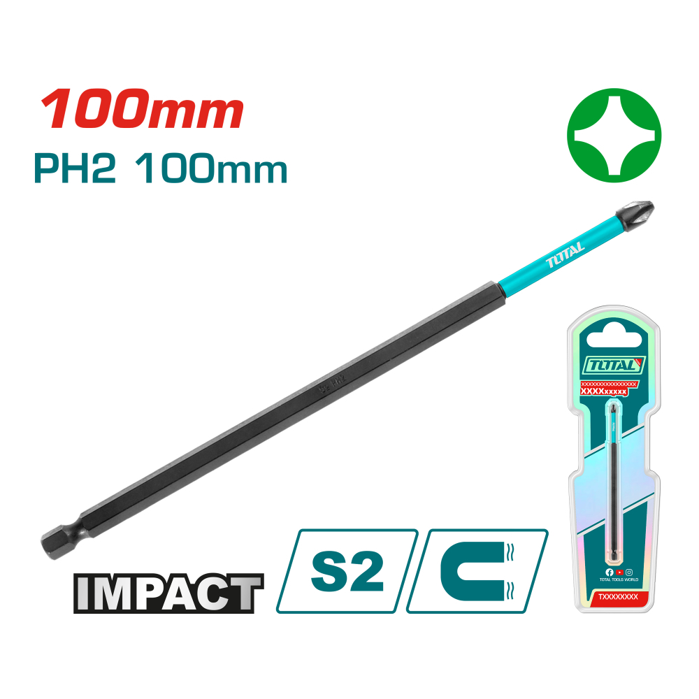 0395880_bit-nakrajnik-udaren-udlen-total-industrial-ph2-x-100-mm
