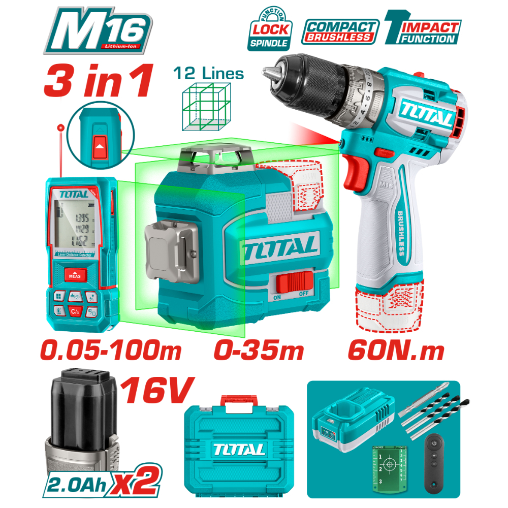 0415342_komplekt-udaren-vintovert-lazerni-nivelir-i-roletka-total-16-v-2-x-2-ah